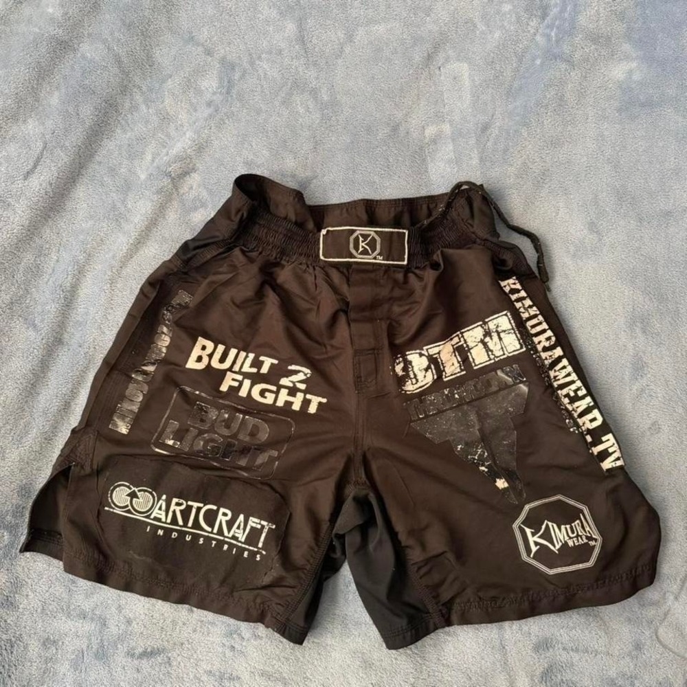 Kimura‎ Wear branded fight shorts black Bud Light shorts men size 36